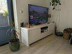 TV-meubel, wit 164x40x54 (lxbxh), Ophalen, Overige materialen, 100 tot 150 cm, Zo goed als nieuw