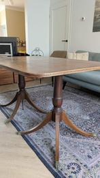 vintage eettafel ovaal uitschuifbaar  GRATIS, Huis en Inrichting, Tafels | Eettafels, Ophalen, Gebruikt, Vintage, 50 tot 100 cm