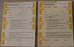 2 verschillende uitvoeringen NS 5 retour kaart, Ophalen of Verzenden, Nieuw, Trein, Boek of Tijdschrift