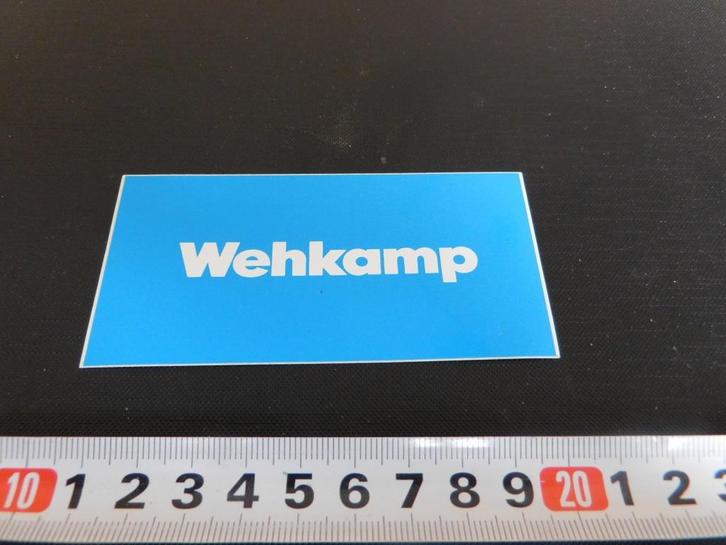 sticker WEHKAMP, Verzamelen, Stickers, Zo goed als nieuw, Ophalen