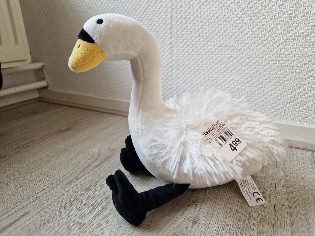 Zwaan knuffel #1 (Alleen ophalen), Kinderen en Baby's, Speelgoed | Knuffels en Pluche, Ophalen of Verzenden, Nieuw, Overige typen