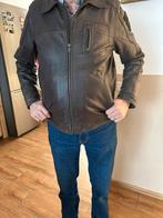 PME Legend Bruin Lederen Jack - Maat L, Kleding | Heren, Jassen | Winter, Ophalen of Verzenden, Maat 52/54 (L), Bruin