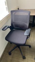 Bureaustoel instelbaar Ahrend op wielen, Ophalen, Zwart, Zo goed als nieuw, Bureaustoel