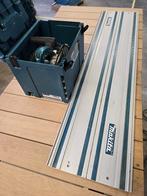 Makita SP6000 invalzaag + geleiderail – Compleet- Cirkelzaag, Doe-het-zelf en Verbouw, Gereedschap | Zaagmachines, Gebruikt, Info@makita.nl