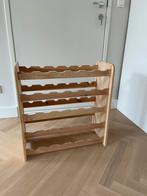 Houten wijnrek voor 30 flessen, Ophalen, Gebruikt, 25 flessen of meer, 75 cm of meer
