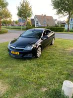 Opel Astra 1.8-16V 140pk 2009 Zwart, Auto's, Voorwielaandrijving, 4 cilinders, Cabriolet, 4 stoelen