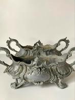 Tuinvazen. Jardinieres 2 stuks. Miniformaat. Tin, Ophalen