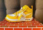 Nike Air Force 1 Mid x Off-White - Varsity Maize - Maat 42.5, Wit, Nike x Off White, Nieuw, Ophalen of Verzenden