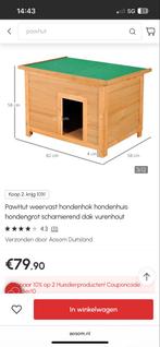 Hondenhok voor buiten, Dieren en Toebehoren, Ophalen, Nieuw, 110 cm of meer, 65 tot 100 cm