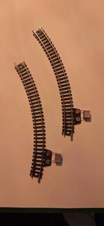 2x Lima 571 N-Spoor Aansluitrails R=203, 45, Ophalen of Verzenden