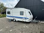 Hobby 460 ufe 2003, mover (automatisch) + mobiele airco, Caravans en Kamperen, Caravans, Omvormbare zithoek, Hobby, Particulier