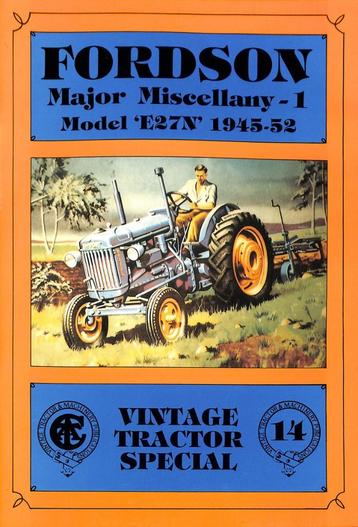 Fordson Major Miscellany 1 Model E27N 1945-52 beschikbaar voor biedingen