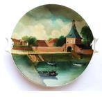 Wandbord Hutschenreuther met oortjes. Porseleinen Bavaria, Ophalen of Verzenden