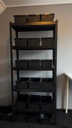 Stellingkast | BROR IKEA | Zwart | 85x40x190cm, Huis en Inrichting, Kasten | Stellingkasten, Ophalen, Nieuw