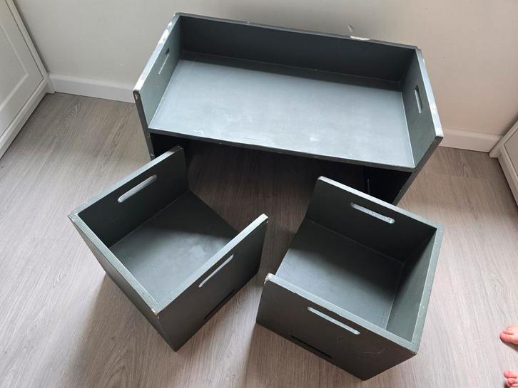 Kinder kubus Zitmeubel - Bankje, Tafel & Stoelen, Kinderen en Baby's, Kinderkamer | Tafels en Stoelen, Gebruikt, Tafel(s) en Stoel(en)