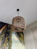 Grote stevige bamboe hanglamp, Huis en Inrichting, Lampen | Kroonluchters, Ophalen of Verzenden, Zo goed als nieuw, Hout