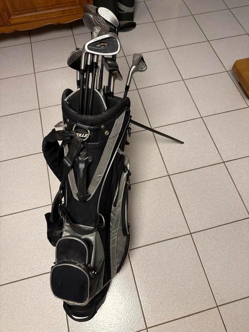 Complete Golfset met Tas linkshandig extra lang, Sport en Fitness, Golf, Gebruikt, Set, Overige merken, Ophalen of Verzenden