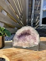 Amethist geode 4,3 kilo, mindful wonen, edelstenen, luxe dec, Ophalen of Verzenden, Mineraal