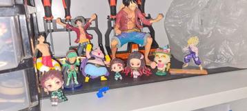 Anime figuren (One Piece, Demon Slayer, Dragon Ball) beschikbaar voor biedingen