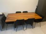 Eettafel met zes stoelen, Ophalen, 200 cm of meer, 50 tot 100 cm, Zo goed als nieuw
