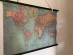 Wereldkaart Canvas, Ophalen of Verzenden, Nieuw