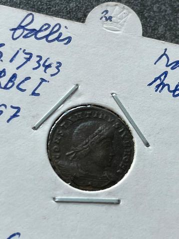 Romeinse follis 337-340 beschikbaar voor biedingen
