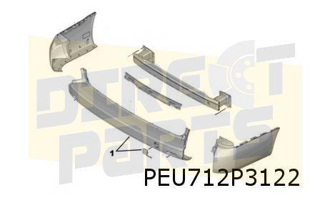 Citroen jumpy (6/16-5/24 ) (K0) achterbumperhoek Rechts Orig, Auto-onderdelen, Carrosserie en Plaatwerk, Bumper, Renault, Achter