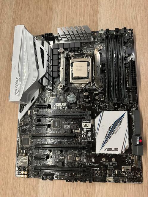 Asus Z170-A + Intel i7 6700T | Sterk & Betrouwbaar, Computers en Software, Moederborden, Intel, DDR4, Ophalen of Verzenden