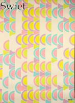 6803 Vintage retro fluor fel behang behangpapier wallpaper, Minder dan 10 m², Verzenden