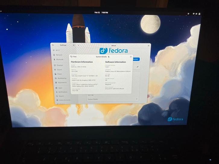 Dell XPS 17 9720 - i7, 32GB RAM - linux, Computers en Software, Windows Laptops, Gebruikt, 17 inch of meer, SSD, 3 tot 4 Ghz, 32 GB