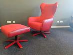 Relax fauteuil met voetenbankje als nieuw ! Opruimingsprijs!, Minder dan 75 cm, Hoofdstraat 60 Schijndel, Ophalen of Verzenden