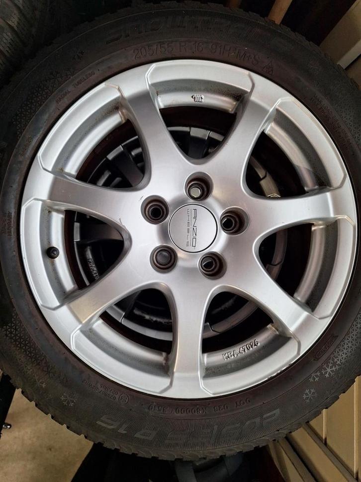 Lichtmetalen velgen winterbanden 16 inch oa Seat Volkswagen, Auto-onderdelen, Banden en Velgen, Banden en Velgen, Winterbanden