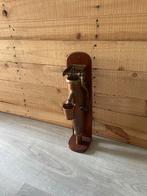 Antieke Miniatuur Waterpomp Decoratie Koper/Hout, Ophalen