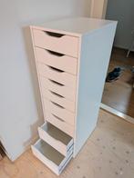 IKEA ALEX ladeblok met 9 lades, wit, Huis en Inrichting, Ophalen, Minder dan 50 cm, 5 laden of meer, Zo goed als nieuw
