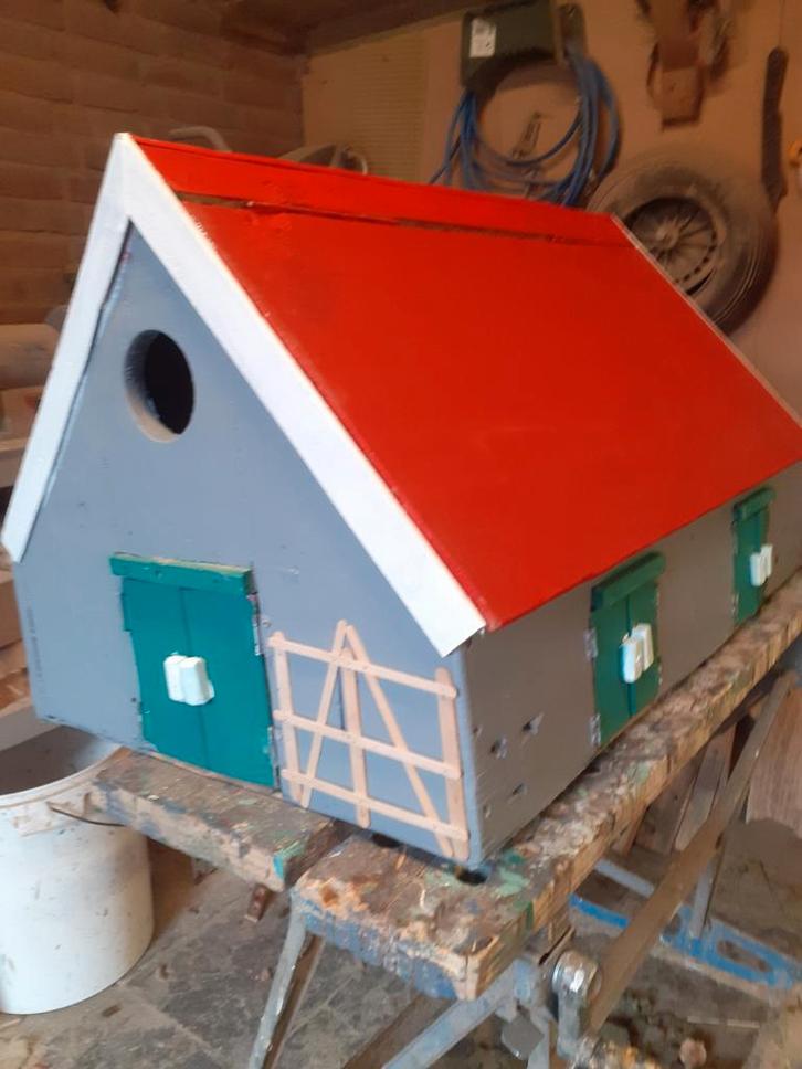 Mooie grote boerderij /stal voor de kleine vee boer, Dieren en Toebehoren, Pluimvee | Toebehoren, Kippenhok of Kippenren, Ophalen