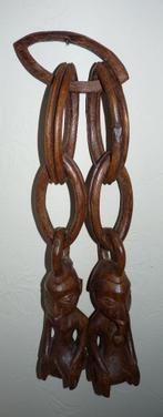 Huwelijksketting van hout, van de Yoruba Stam in Nigeria, Antiek en Kunst, Ophalen of Verzenden