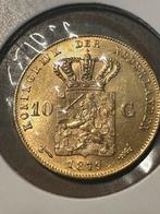 Gouden tientje Willem III 1879, Ophalen of Verzenden, Koning Willem III, 10 gulden, Goud
