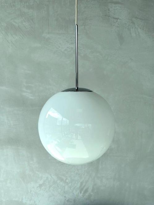 Vintage hanglampen 2x design bollamp retro lampen prijs p/st, Huis en Inrichting, Lampen | Hanglampen, Gebruikt, Minder dan 50 cm