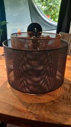 Mooie hanglamp, koperkleur en zwart, Ophalen of Verzenden, Zo goed als nieuw, Zwart, Rond