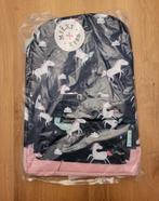 Nieuw! Milky Kiss rugzak, navy, roze, paarden, 34 x 23 x 13, Nieuw, Ophalen of Verzenden, 30 tot 40 cm, Minder dan 30 cm