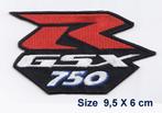 SUZUKI GSXR 750 patch opnaaiembleem Scrad, Verzenden, Nieuw