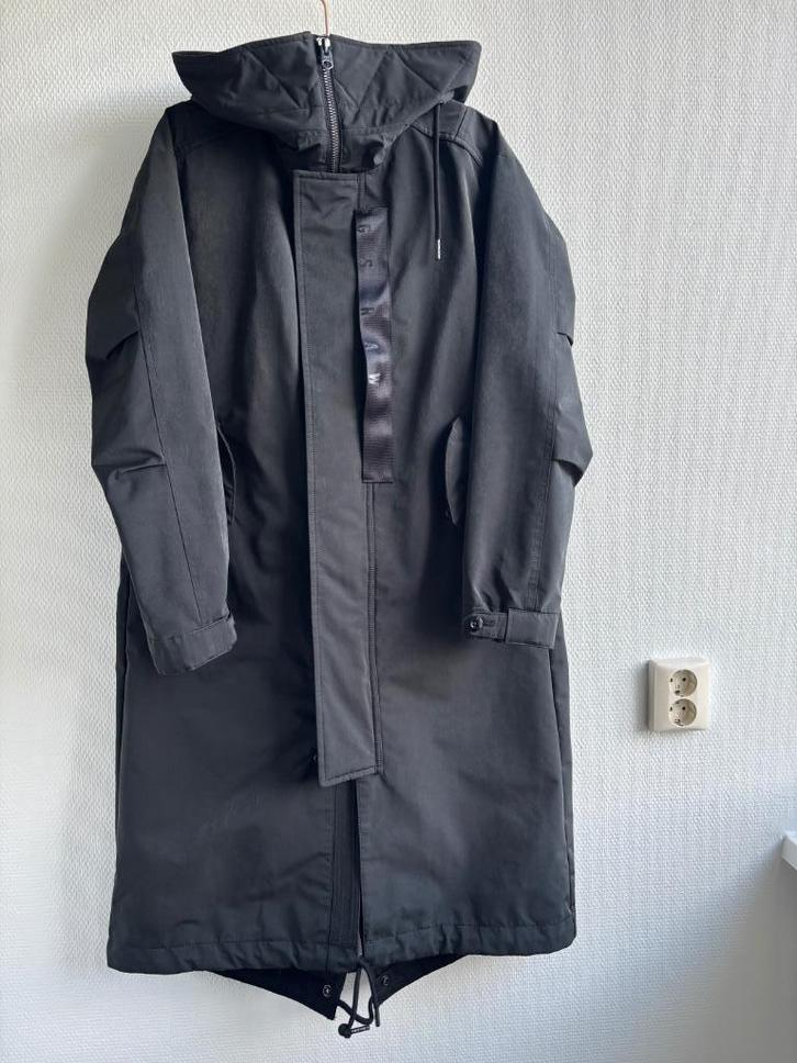 Lange Hooded Parka G-Star RAW (maat S), Kleding | Dames, Jassen | Winter, Zo goed als nieuw, Maat 36 (S), Overige kleuren, Ophalen of Verzenden