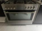 Beko gasfornuis zilver, Witgoed en Apparatuur, Fornuizen, Ophalen, 4 kookzones, Zo goed als nieuw, Gas