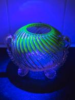 Antieke Stevens & Williams uranium glazen rosebowl, Ophalen of Verzenden