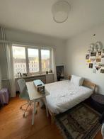 Grenen tweepersoons bed, Ophalen, Gebruikt, Beige, Tweepersoons