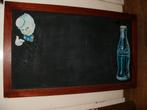 coca cola  reclame bord waar je met krijt op kunt schrijven, Verzamelen, Merken en Reclamevoorwerpen, Ophalen of Verzenden, Gebruikt