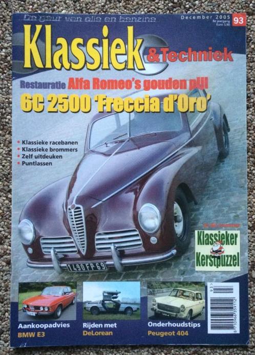 KT: Alfa Romeo 6C, Peugeot 404, DeLorean, BMW E3, NSU Ro80, Boeken, Auto's | Folders en Tijdschriften, Zo goed als nieuw, Algemeen