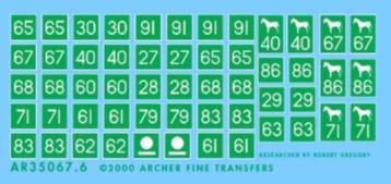Archer AR35067 6 8th army formation signs and arm of service beschikbaar voor biedingen
