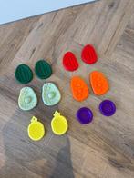Nieuw 12x fruit silicone fidget sensory speelgoed set pop-it, Kinderen en Baby's, Speelgoed | Educatief en Creatief, Ophalen of Verzenden