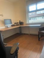 Bureau set l-vorm met kastje, Huis en Inrichting, Bureaus, Ophalen, In hoogte verstelbaar